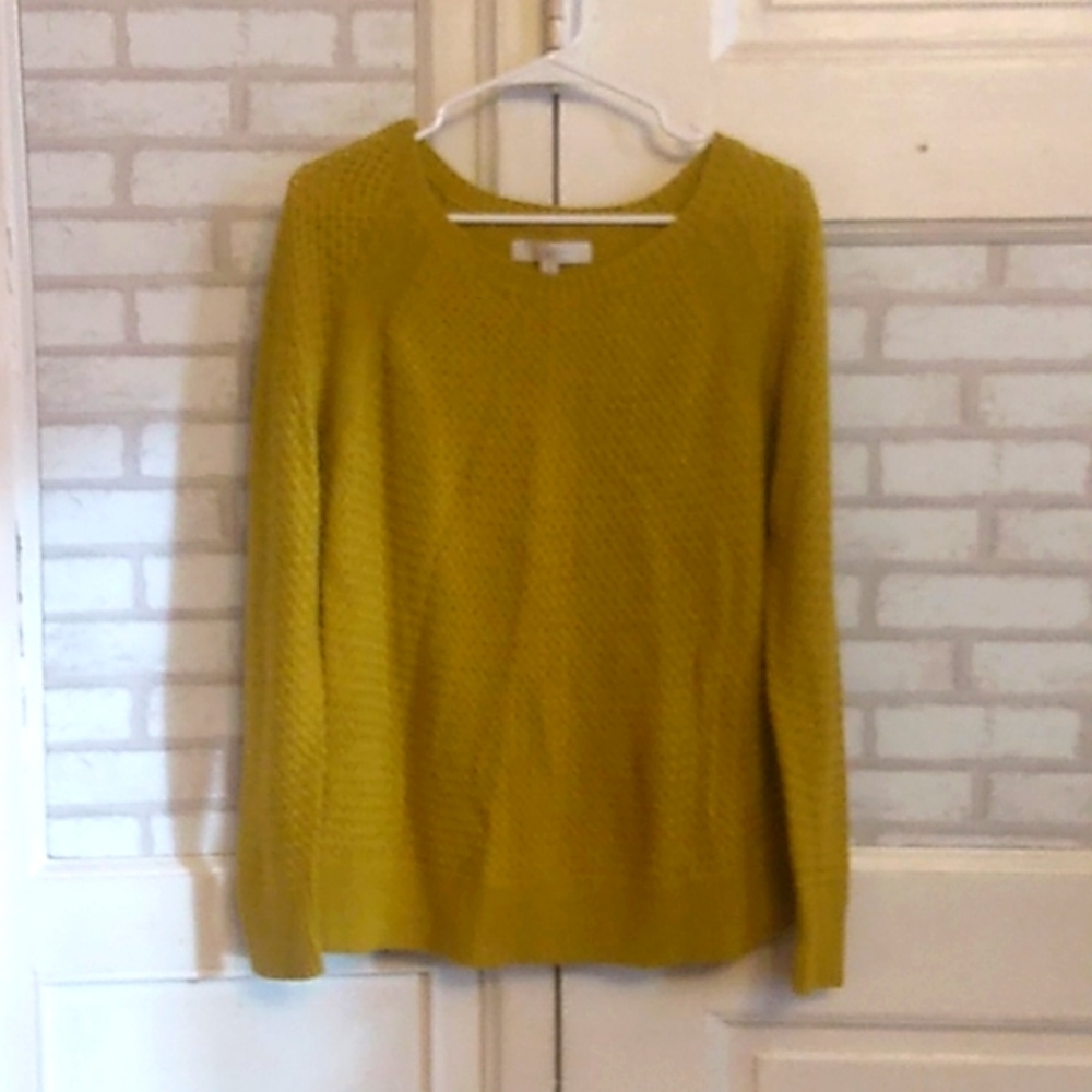 Loft womens Large Knit sweater (j8)
